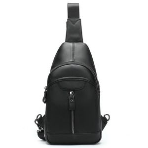 Винтажная кожаная сумка на один ремешок, нагрудная сумка, мужская сумка через плечо, поясная сумка227J