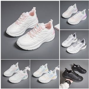 Men Women Hiking New Shoes Running Flat Shoes Soft Sole Fashion White Black Pink Bule Comfortable Sports Z2040 GAI 52916