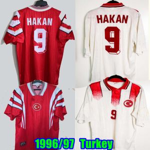 1996 97 Turkey Home Away Jersey 1996 1997 Turcja Hakan 9 Football Jersey