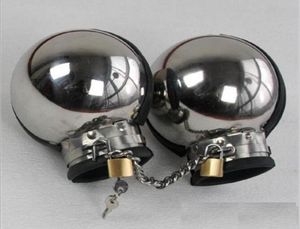 Edelstahl Hundesklave Ball Handschellen Faustschlösser Fäustling mit Kette Handgelenkfessel Handknechtschaft BDSM Erwachsenes Sexspielzeug für männliche Frau8763540