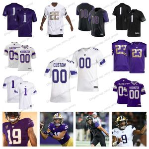 2023 Washington Huskies Football Jersey 52 Voi Tuuuufi 8 Bralen Trice 12 Tristan Dunn 88 Quentin Moore 78 Matteo Mele 70 Jalen Klemm 7 Dillon Johnson 47 Anthony James James