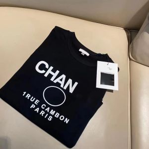 New Light Luxury Pure Cotton Round Neck Short Sleeve Nai'er Classic Letter Unisex T-shirt Trendy Brand Couple versatile