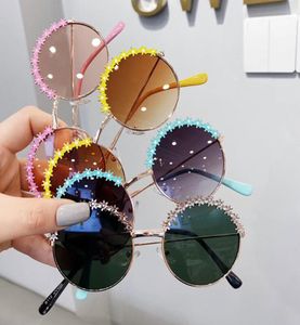 Fashion Kids Sunglasses Lovely Flower Border Girls Boys Sunglass Ultravioletproof Infant Glasses Eyewear Child Shades Gafas Gift 3323160