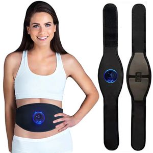 EMS Muscle Stimulator Trainer USB Electric Abs Toner Abdominal Belt Vibration Body Waist Belly Weight Loss Fitness Equipment 240220