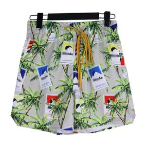 Pantaloncini casual larghi da lettera estiva Pantaloni sportivi da spiaggia da uomo alla moda Rhude