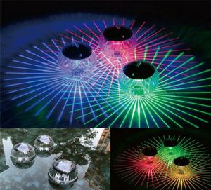 LED Disco Light Swimming Pool Waterproof LED Solar Power Multi Color Changing Water Drift Lamp Floating Light Security Dropship 108474856