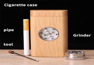 新しい販売クリエイティブワンヒッター喫煙パイプハーブグラインダータバコボックスセット5972799