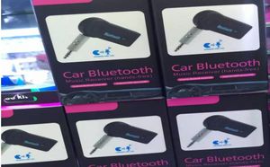 Med Retail Box Universal 3.5mm Streaming Car A2DP Wireless Bluetooth V3.0 EDR AUX O Musikmottagare Adapter för telefon MP3 -bil 3.07910594