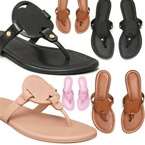 tory burch sandals tory burchsandals sandals designer sandals women sandals famous designer women slippers Beach Flat Sandal Summer Lady Leather Flip Flops 【code ：L】