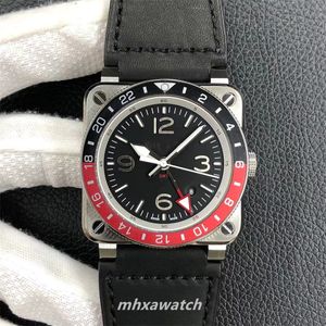 2024 Zegarek męski BR03-92 Szerokość 42 mm Cal.302 Automatyczne uzwojenie mechaniczne ruch mechaniczny stalowa klamra stalowa PVD powlekana PVD