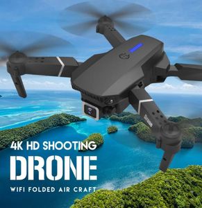 LSRC E525 Pro RC Drone Evitamento automatico degli ostacoli Grandangolo HD 4K Doppia fotocamera Wifi Telecomando pieghevole Quad Elicottero Dron6616308