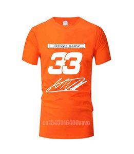 T-Shirt F1 Formel 1 Fahrer 33 Verstappen T-Shirt Herren und Damen Super Team Kurzarm Fashion Racing Club Sommer5531821