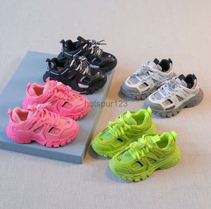 Children Casual Shoes Spring Elastic Band Pink Sneakers For Kids Boys Girls Non-slip Sport Child trainers tenis 26