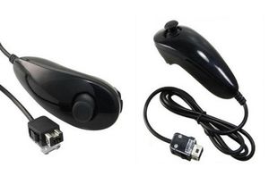 100 Stück Gamecontroller für Nunchuk Nunchuck Controller Fernbedienung für Wii Silikonhülle7049459