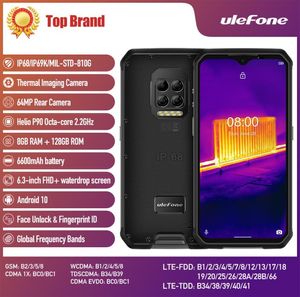 Ulefone Armor 9 8GB128GB Android 10 Telecamera termica Telefono robusto Helio P90 Octacore Mobile 6600mAh 64MP Smartphone6045686