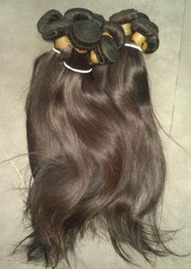 Tjock Natural Virgin Cambodian Straight Human Hair Silkesly Wefts obearbetade 3PCSlot Black Friday New 1122666