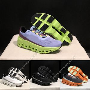 Runningskor Mens molndesigner Pearl White Casual Womens Foam Tennis Platform Sneakers Run Pink Clouds Shoe Black Multicolour Sports Trainers