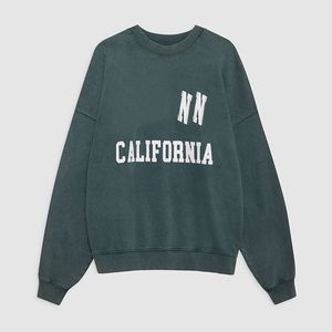 24SS Kadın Tasarımcı Pamuk Sweatshirt Yeni Ürün Klasik Sıcak Mektup İşlemeli Spor Giyim Baskı Vintage Yuvarlak Boyun Sıradan Çok Yönlü Hoodie Sweater Moda Üstler