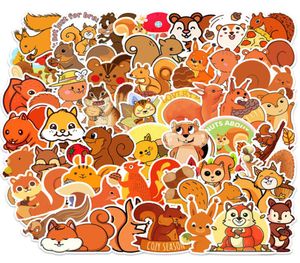 50 Teile/los Niedliche Cartoon Anime Eichhörnchen Aufkleber Pack Für Kinder Spielzeug Laptops Wasser Flasche Telefon Fall DIY Skateboard Baby Scrapbooking 6367301