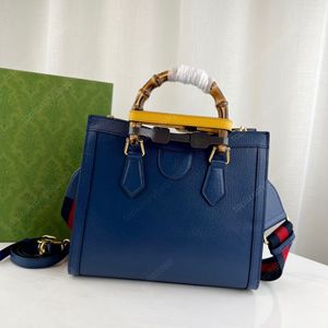 10a Bolsa de designer grande bolsa de crossbody bolsas de 35 cm de nó de bambu de bambu bolsa de ombro de moda bolsa de luxo azul bolsa de luxo bolsa de alta qualidade