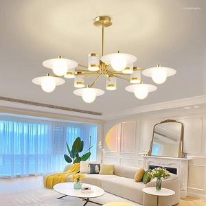 Pendant Lamps Nordic Living Room Chandelier Acrylic Ball Light Modern Minimalist LED Home For Bedroom Interior Lighting Fixture