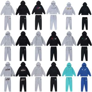 High Quality Embroidered Trapstar London Hooded Tracksuit for Men and Women