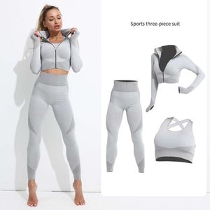 Lu Align Lemon 1piece Women Tracksuit Outfits Workout Clothes Gym Sportswear Female Suit for Fiess Leggings Bra Top with Zipper Yoga Sets 2024 Gym Jogger Sport