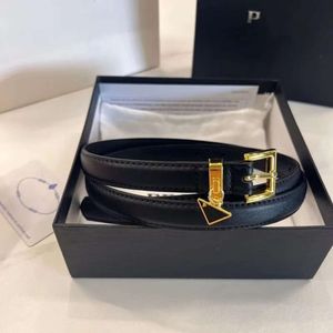 Pasek paska Pra AAA6688 Praddas skórzana Pada szerokość PRD luksusowa moda Ceintenuine Triangle klasyczny projekt projektant Cowhide Belt 1,9 cm dla kobiet 5x3R S2FB