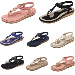 2024 summer women shoes Sandals low heels Mesh surface Leisure Mom Black white large size 35-42 J44-1 GAI