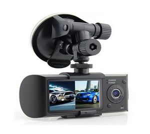 DVR per auto con doppia fotocamera R300 con GPS e sensore 3D 27quot TFT LCD X3000 FHD 1080P Cam Videocamera Registrazione del ciclo6079281