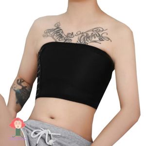 Gürtel HaleyChan Tomboy Trans Lesbian Transgender Ftm Trägerloser Brustbinder Verhindern Sie Nippelrutschen Design Korsett BH Tube Top Esparti210g