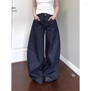 Damen Jeans QWEEK Y2k Übergroße Frau Streetwear Vintage Baggy Harajuku Denim Hosen Koreanische Mode Frühling Grunge Hosen Ästhetik