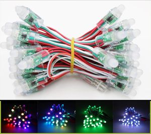 50pcs 12mm WS2811 Full Color LED Pixel Light Module DC 5V IP68 waterproof RGB 2811 1903 IC Digital5939365