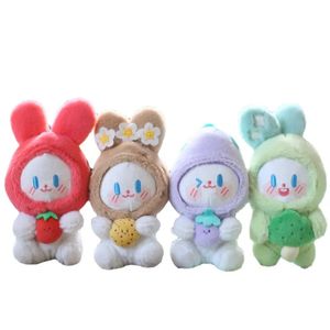 2024 Hot Sale Wholesale Cute Vegetable Elf Rabbit Cute Backpack Pendant Key Ring Pendant Schoolbag Decoration Gifts for Kids Friends