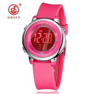 Kids Watches Children Digital LED Fashion Sport Waterproof Watch Cute Boys Girls Wrist watch Gift For Students Alarm Clock 240226