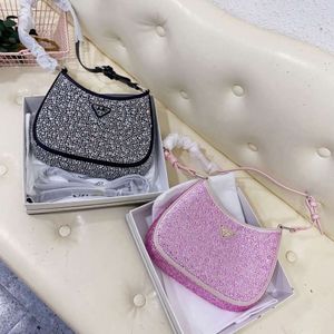 Luxury Handbag Store Sale New Sparkling Underarm Bag Stick Celo Moon Shoulder Handheld Crossbody Womens