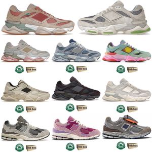 Med Box New 9060 2002r OG Running Shoes Joe Freshgoods Men Women Onds 9060 1906R Designer Penny Cookie Pink Baby Shower Blue Sea Salt Outdoor Trail Sneakers