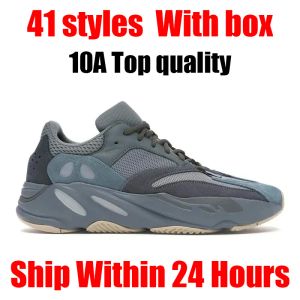 Yeezzyys av högsta kvalitet 2024 Ny lyxdesigner Running Shoes Flow Runner Sneaker 500 basketsko 700 V2 V3 Tennis Run Foam Runner Black Men Women Casual Outdoor Spo