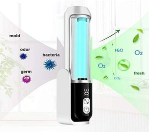 UVC Light Sanitizer Portable Germicidal UV Desinfection Lamp Sterilization hastighet på 99 uppladdningsbar med renande luft för TRAVE9081991