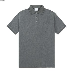 Mens Polos Designer Casual High Quality Cotton Short Fashion Top Size