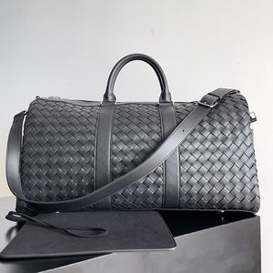 Bolsas grandes de tecido Bolsa de viagem reconhecível Bolsa de grande capacidade Tecnologia de tecelagem clássica Bolsa de viagem de curta distância para homens e mulheres Pacotes esportivos ao ar livre