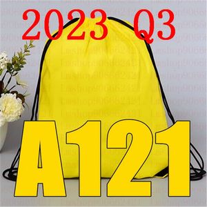 Latest 2023 Q3 BA 121 Drawstring Bag BA121 Belt Waterproof Backpack Shoes Clothes Yoga Running Fitness Travel 240227