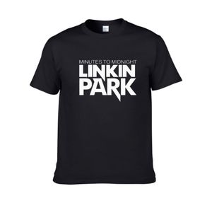 Nuova lettera di arrivo Stampa Linkin Park Magliette Musica rock Marca Band Team Moda T Shirt Uomo Top Tees Cotton5958411