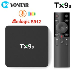 VONTAR TX9S Smart TV Box Android Amlogic S912 Octa Core 2 ГБ 8 ГБ 1000M LAN 4K ТВ-приставка 24G Wi-Fi Youtube Медиаплеер1543763