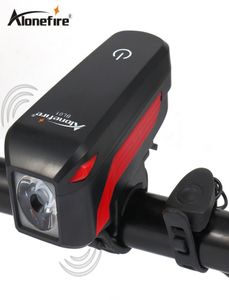 AloneFire Bike Light Head LED懐中電灯ベルルーゼサイクルランプ屋外MTBロードサイクリングヘッドライトスピーカー自転車LEDライト6678018