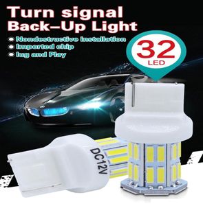 PY21W BAU15S 7440 3156 7443 3157 1156 P21W LED CAR REVERSING電球リアターンシグナルバルブW21W 32SMD 7020ホワイトバックアップLAMP8693894