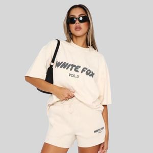 White Fox Shirt Mens Tshirt Designer Tshirts Sweatshirt T-Shirt Top Quality Cotton Casual Tees Mens Shorts Sleeve Street Slim Fit Luxury Hip Hop 134