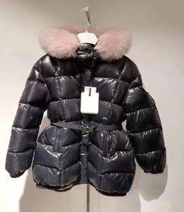 Baby Girls Winter white dark down Jackets Kids Thickening Padded Coat Toddler Outerwear Clothes Children Warm Jackets For Girls6672952