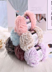 1PC New Faux Fur Yarn Long Hair Mohair Wool Cashmere for Hand Knitting Crochet Sweater Thread Baby Clothes Scarf Fluffy Mink Yarn 3967573
