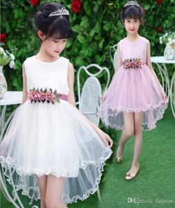 Summer Kids Girl039s Tutu Abiti in pizzo Dolce ed elegante abito bianco Festa di compleanno Principessa Top abiti tutu per neonate6252750